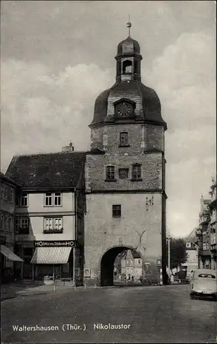 Ak Waltershausen in Thüringen, Nikolaustor