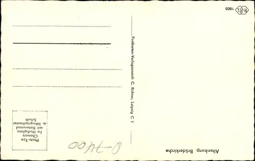 Ak Altenburg in Thüringen, Brüderkirche