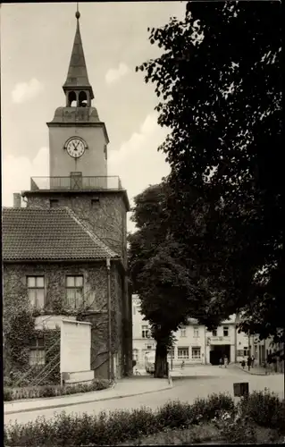 Ak Hohenmölsen im Burgenlandkreis, Rathaus, Stalinplatz