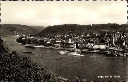 Ak Boppard am Rhein, Panorama