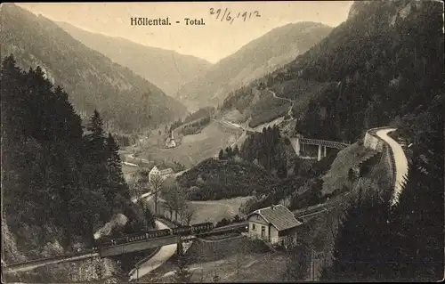 Ak Breitnau im Schwarzwald, Höllental