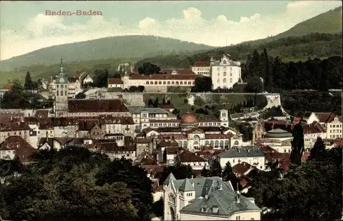 Ak Baden Baden am Schwarzwald, Ortsansicht