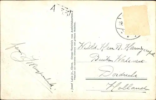 Ak Bad Cleve Kleve am Niederrhein, Schwanenburg von Kermisdahl