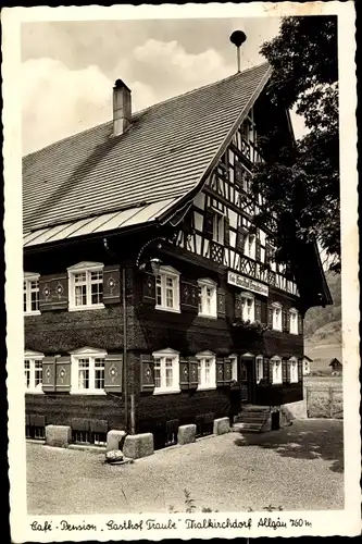 Ak Thalkirchdorf Oberstaufen im Allgäu, Gasthof Traube