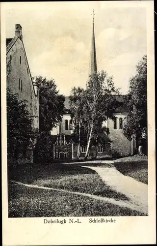 Ak Dobrilugk Doberlug Kirchhain in Brandenburg, Schlosskirche