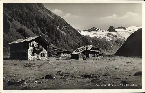 Ak Bramberg am Wildkogel Pinzgau in Salzburg, Habachtal, Gasthaus Alpenrose