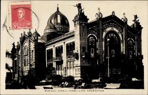 Ak Buenos Aires Argentinien, Pabellon Argentino