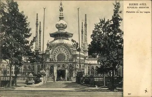 Ak Buenos Aires Argentinien, Pabellon de los Lagos