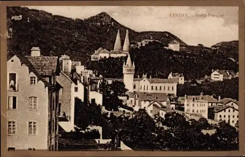 Ak Sintra Cintra Portugal, Ortsansicht