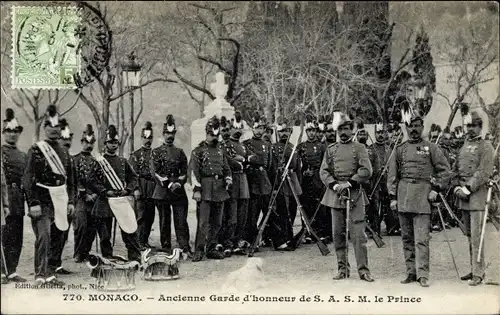 Ak Monaco, Garde d&#39;honneur de SASM le Prince