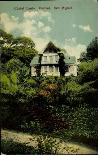 Ak São Miguel Azoren Portugal, Chalet Canto