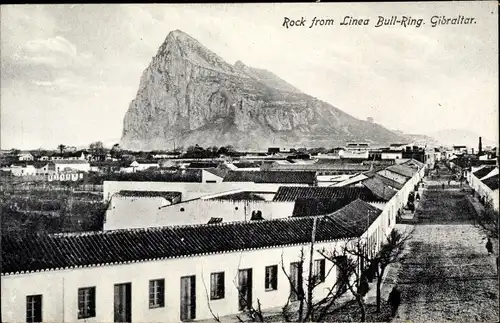 Ak Gibraltar, Rock von Linea Bull Ring