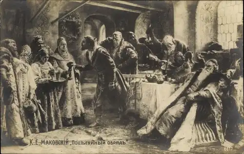 Künstler Ak Makovsky, K., Die bulgarischen Märtyrinnen