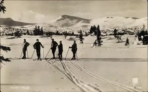 Ak Winter in Norwegen, Skiläufer