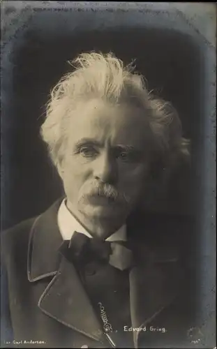 Ak Edvard Grieg, norwegischer Komponist