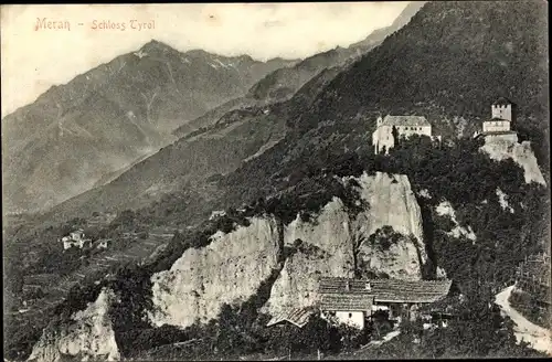 Ak Meran Merano Südtirol, Schloss Tyrol