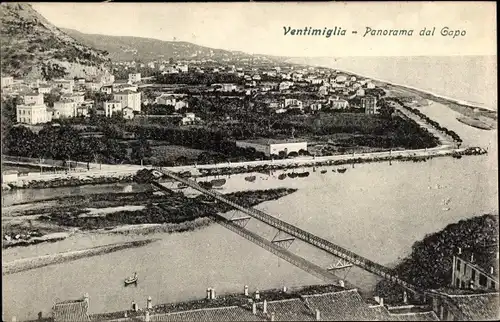 Ak Ventimiglia Liguria, Panorama dal Gapo