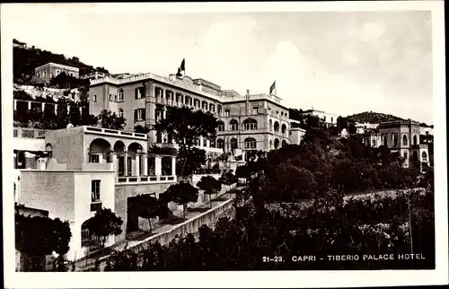 Ak Capri Neapel Campania, Tiberio Palace Hotel