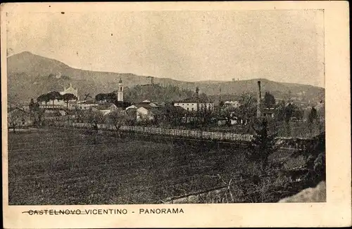 Ak Veneto Venetien, Castelnovo Vicentino, Panorama