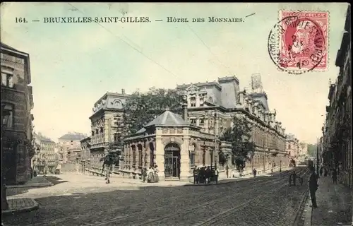 Ak Saint Gilles Sint Gillis Brüssel Brüssel, Hotel des Monnaies