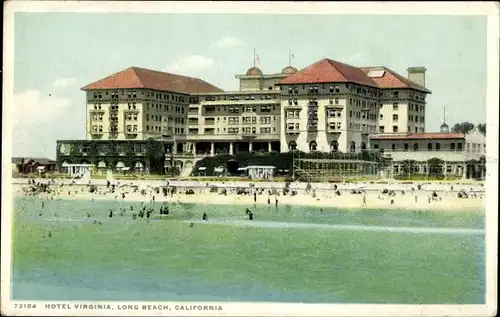 Ak Long Beach Kalifornien USA, Hotel Virginia, Frontal