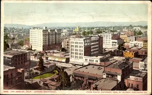 Ak Los Angeles Kalifornien USA, Blick auf die Stadt von Nordosten