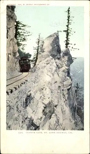 Ak Californien, Granite Gate, Mount Lowe Railway