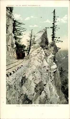 Ak Californien, Granite Gate, Mount Lowe Railway