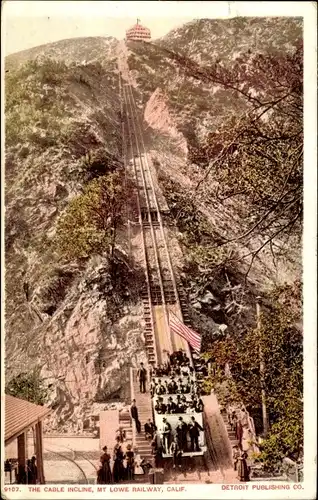 Ak Californien, the Cable Incline, Mt Lowe Railway