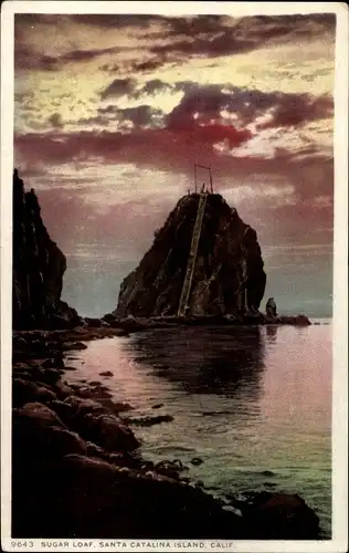 Ak Santa Catalina Island Kalifornien USA, Sugar Loaf