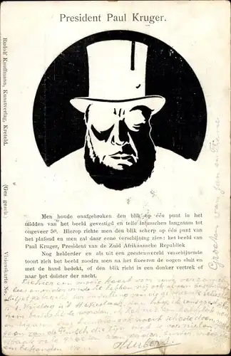 Vexier Ak Südafrika, Präsident Paul Kruger