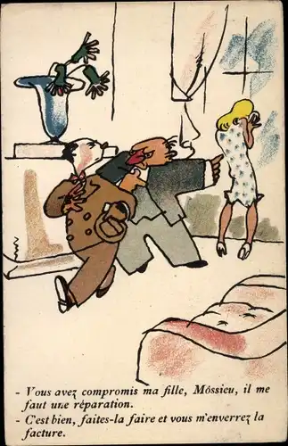 Ak Du hast meine Tochter kompromittiert