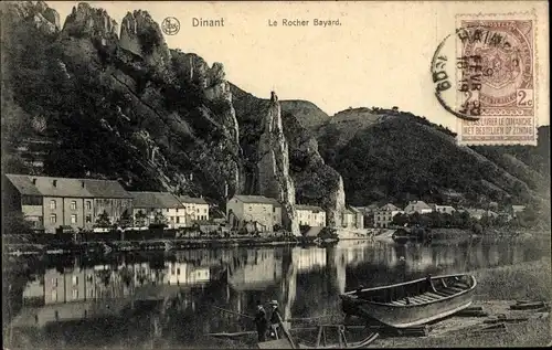 Ak Dinant Wallonien Namur, Le Rocher Bayard