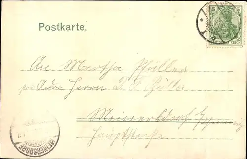 Ak Ostrau Bad Schandau Sächsische Schweiz, Kuhstall