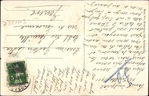 Ak Saint Sulpice Kanton Waadt, Kirche