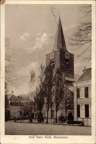 Ak Bennekom Gelderland, Ned. Herv. Kerk