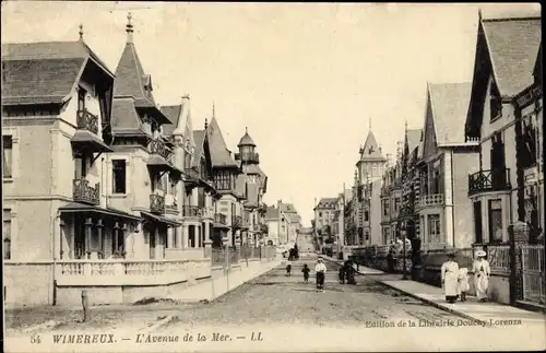 Ak Wimereux Pas de Calais, L'Avenue de la Mer, Villas