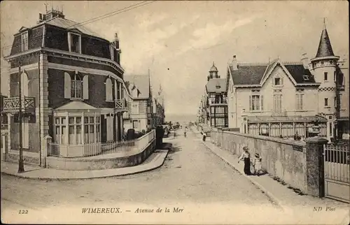 Ak Wimereux Pas de Calais, Avenue de la Mer