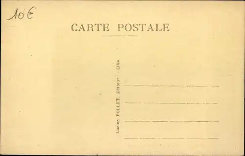 Ak Le Portel Pas de Calais, Rue Victor Hugo et la Poste