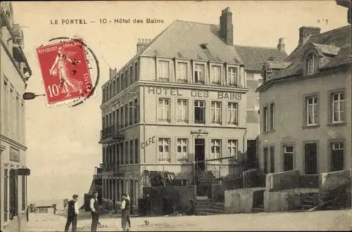 Ak Le Portel Pas de Calais, Hotel des Bains