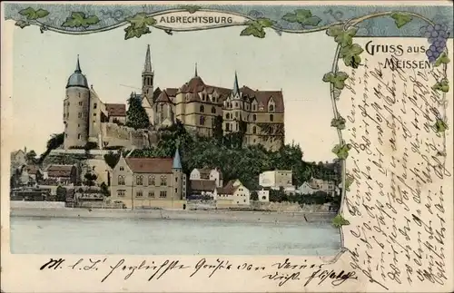 Ak Meißen an der Elbe, Albrechtsburg