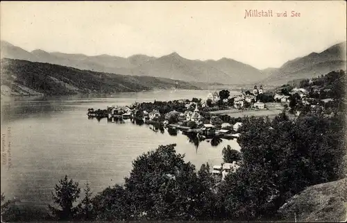 Ak Millstatt am See Kärnten, Gesamtansicht