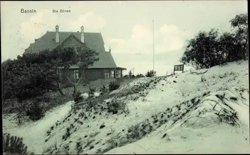 Ak Ostseebad Bansin Heringsdorf auf Usedom, Die Dünen