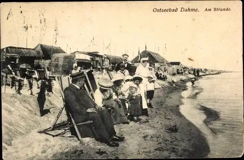 Ak Ostseebad Dahme in Holstein, Am Strand, Badegäste