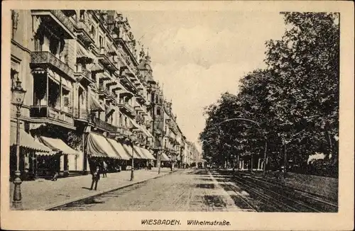 Ak Wiesbaden in Hessen, Wilhelmstraße