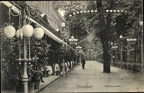 Ak Düsseldorf am Rhein, Tonhallengarten