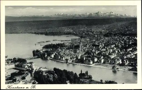 Ak Konstanz am Bodensee, Luftbild