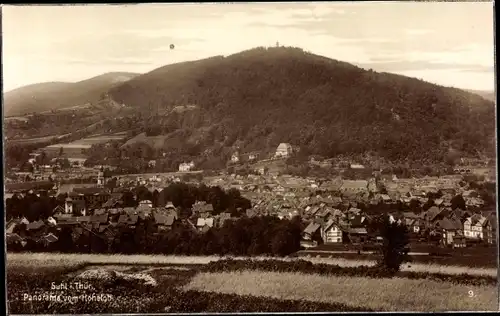 Ak Suhl in Thüringen, Panorama vom Ort