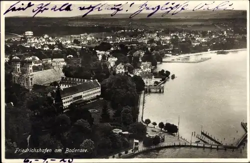 Ak Friedrichshafen am Bodensee, Luftbild