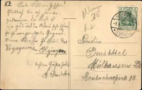 Ak Hayange Hayingen Lothringen Moselle, Kirchenansicht